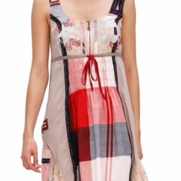 Desigual Dresses & Skirts - Desigual Multicolor Patchwork Mini Dress